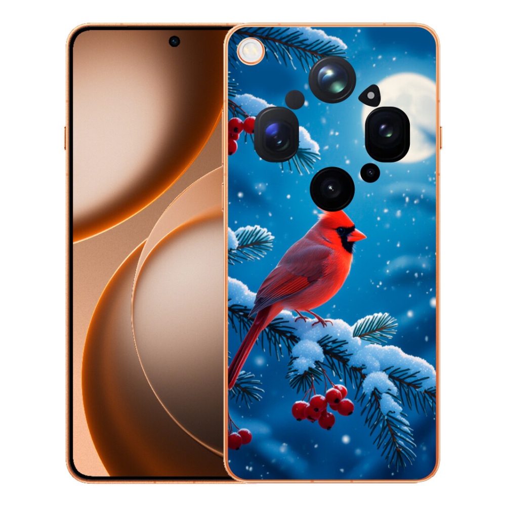 Gélový kryt mmCase na Oppo Find X9 Ultra - kardinál červený