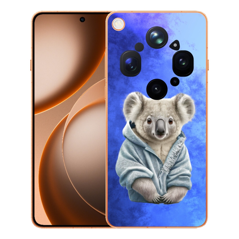 Gélový kryt mmCase na Oppo Find X9 Ultra - koala vo svetri