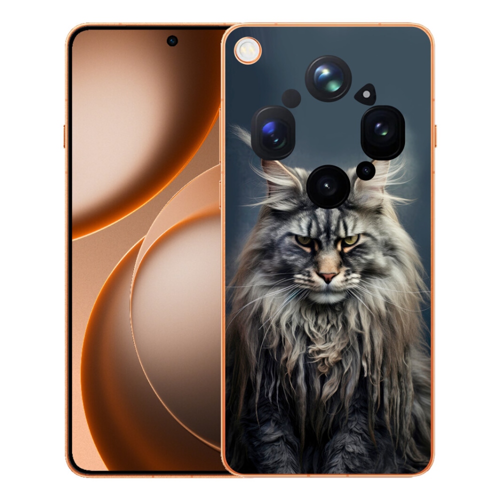Gélový kryt mmCase na Oppo Find X9 Ultra - mačacie pohľad 4
