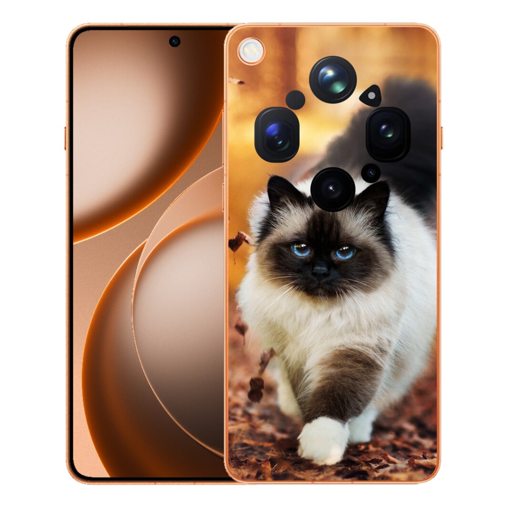 Gélový kryt mmCase na Oppo Find X9 Ultra - mačka