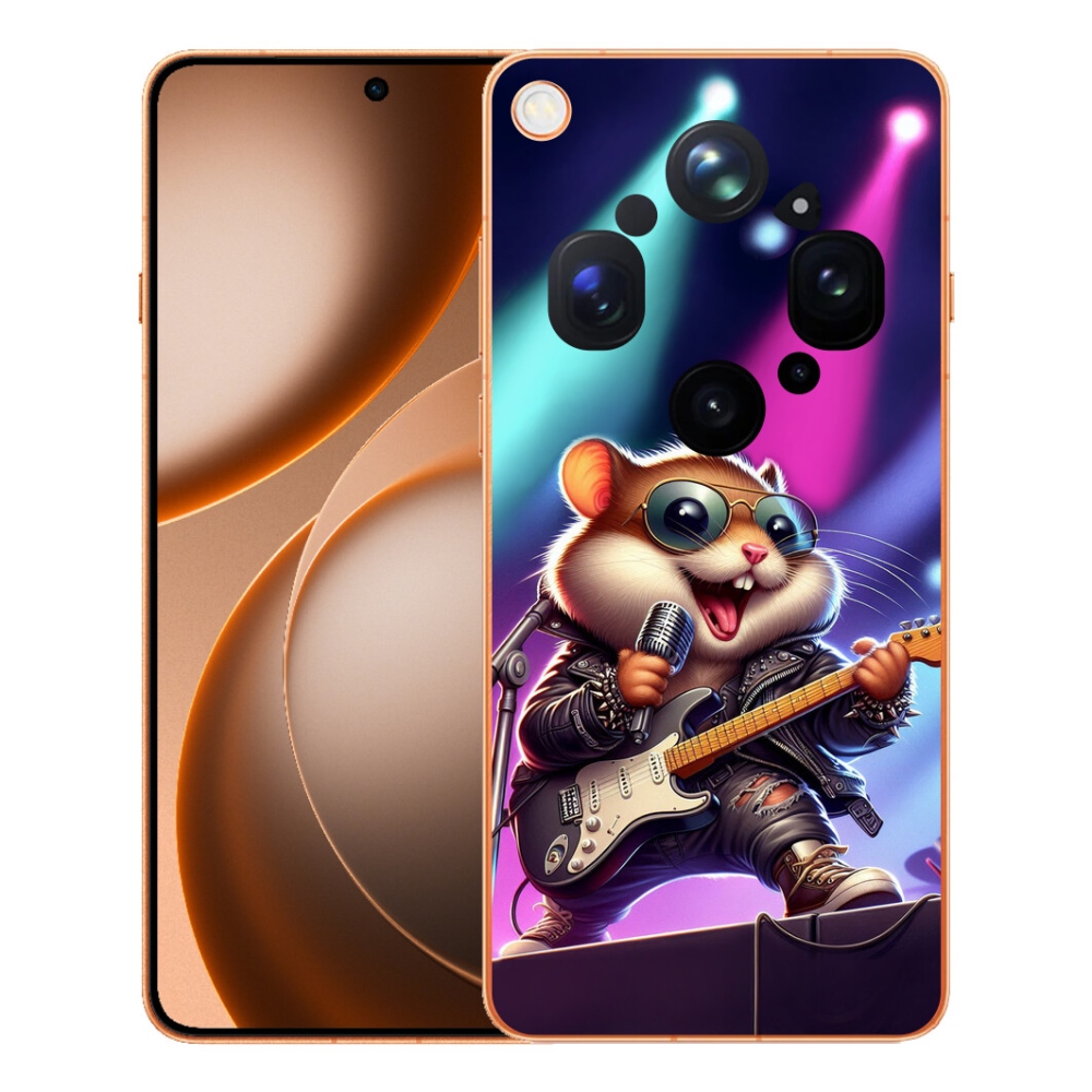 Gélový kryt mmCase na Oppo Find X9 Ultra - škrečok rocker