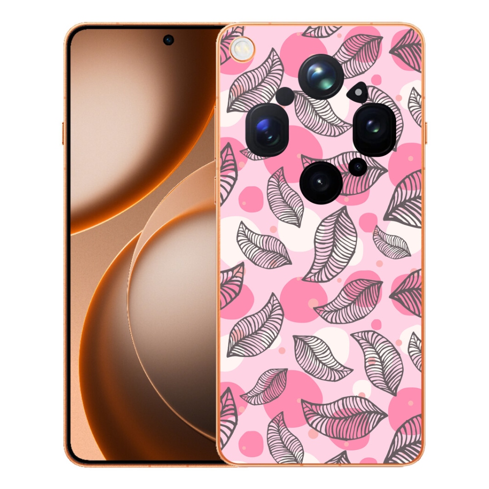 Gélový kryt mmCase na Oppo Find X9 Ultra - kreslené padajúce listy