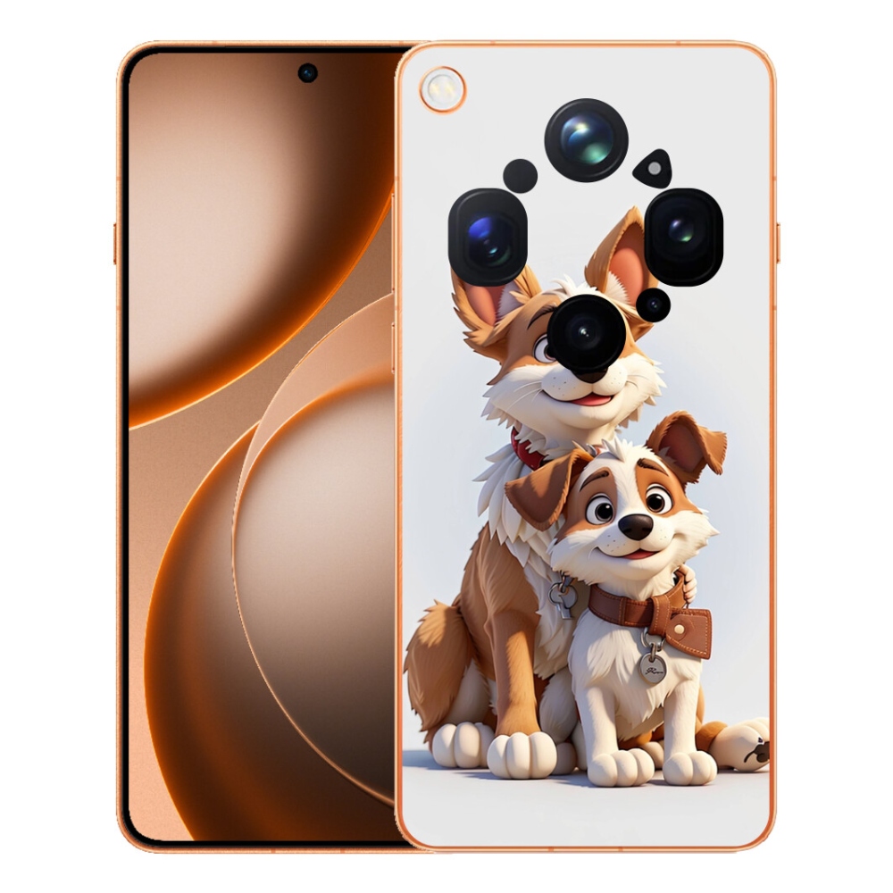 Gélový kryt mmCase na Oppo Find X9 Ultra - kreslenie psy