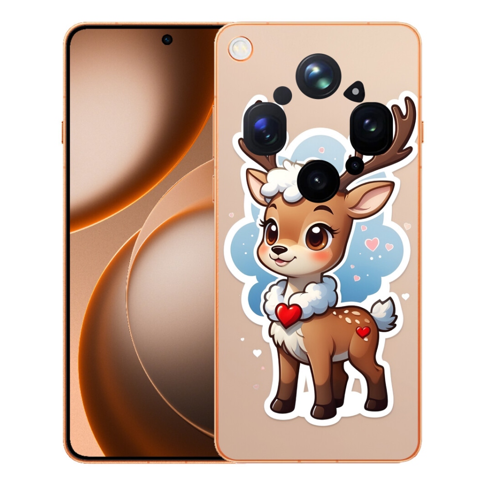 Gélový kryt mmCase na Oppo Find X9 Ultra - kreslený sob