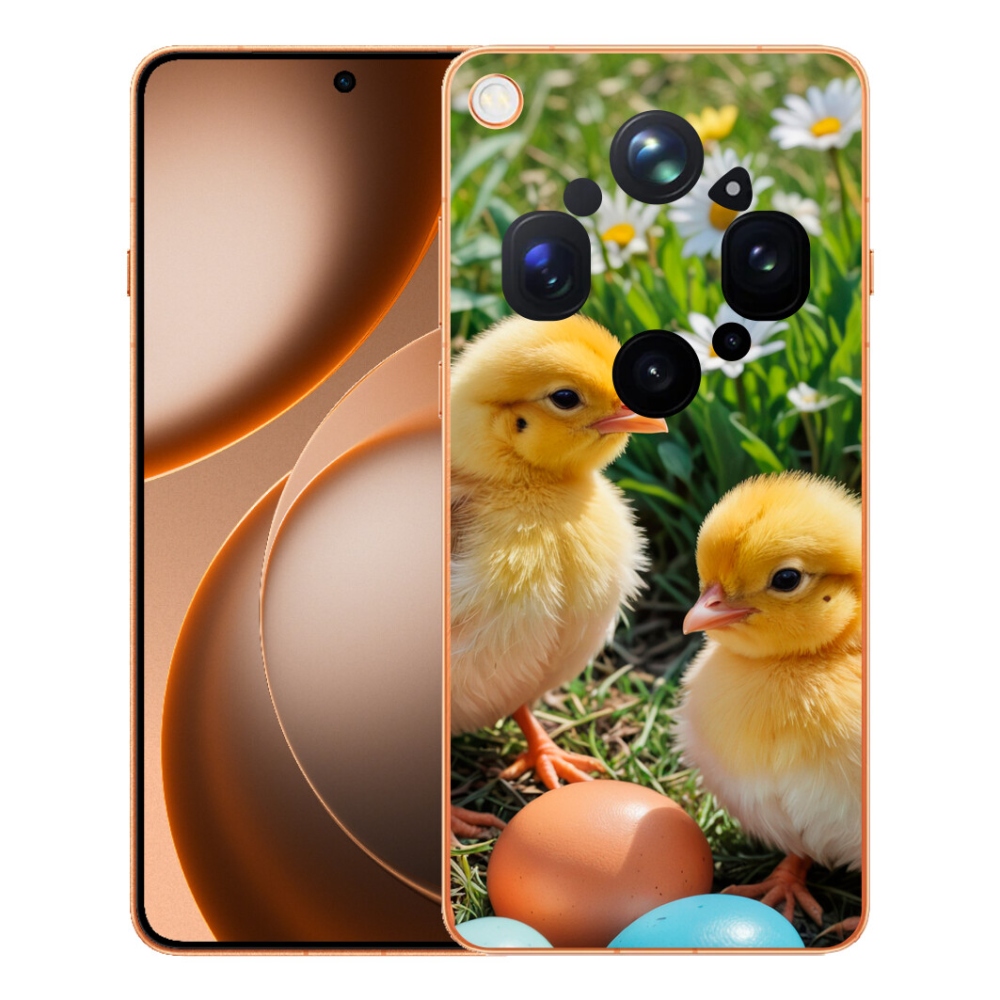 Gélový kryt mmCase na Oppo Find X9 Ultra - kuriatka