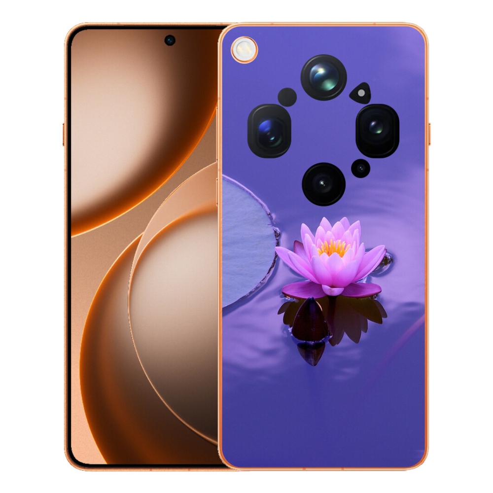 Gélový kryt mmCase na Oppo Find X9 Ultra - kvet na hladine