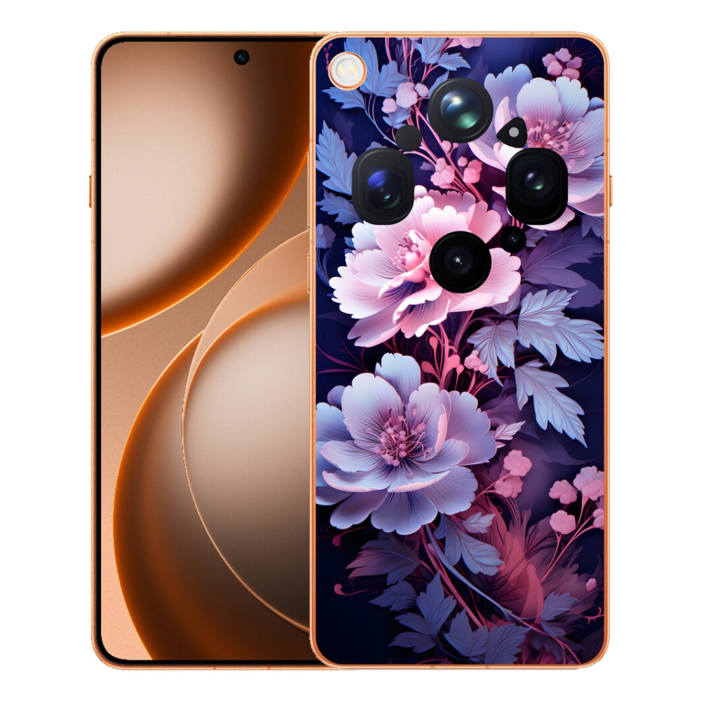 Gélový kryt mmCase na Oppo Find X9 Ultra - kvety 11