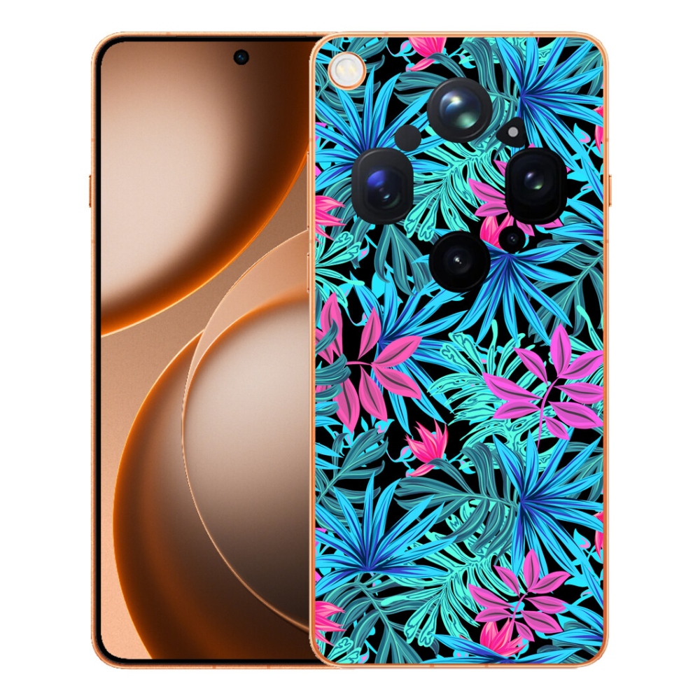 Gélový kryt mmCase na Oppo Find X9 Ultra - kvety 3