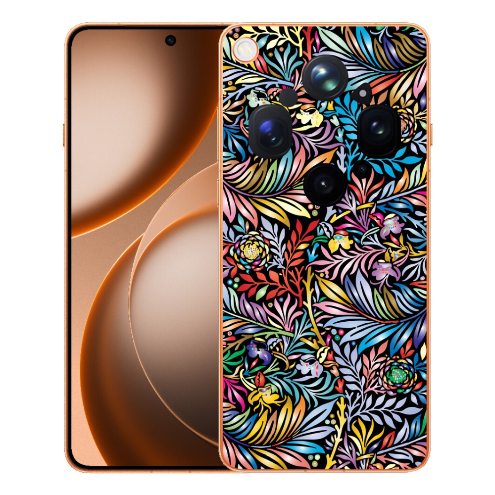Gélový kryt mmCase na Oppo Find X9 Ultra - kvety 5