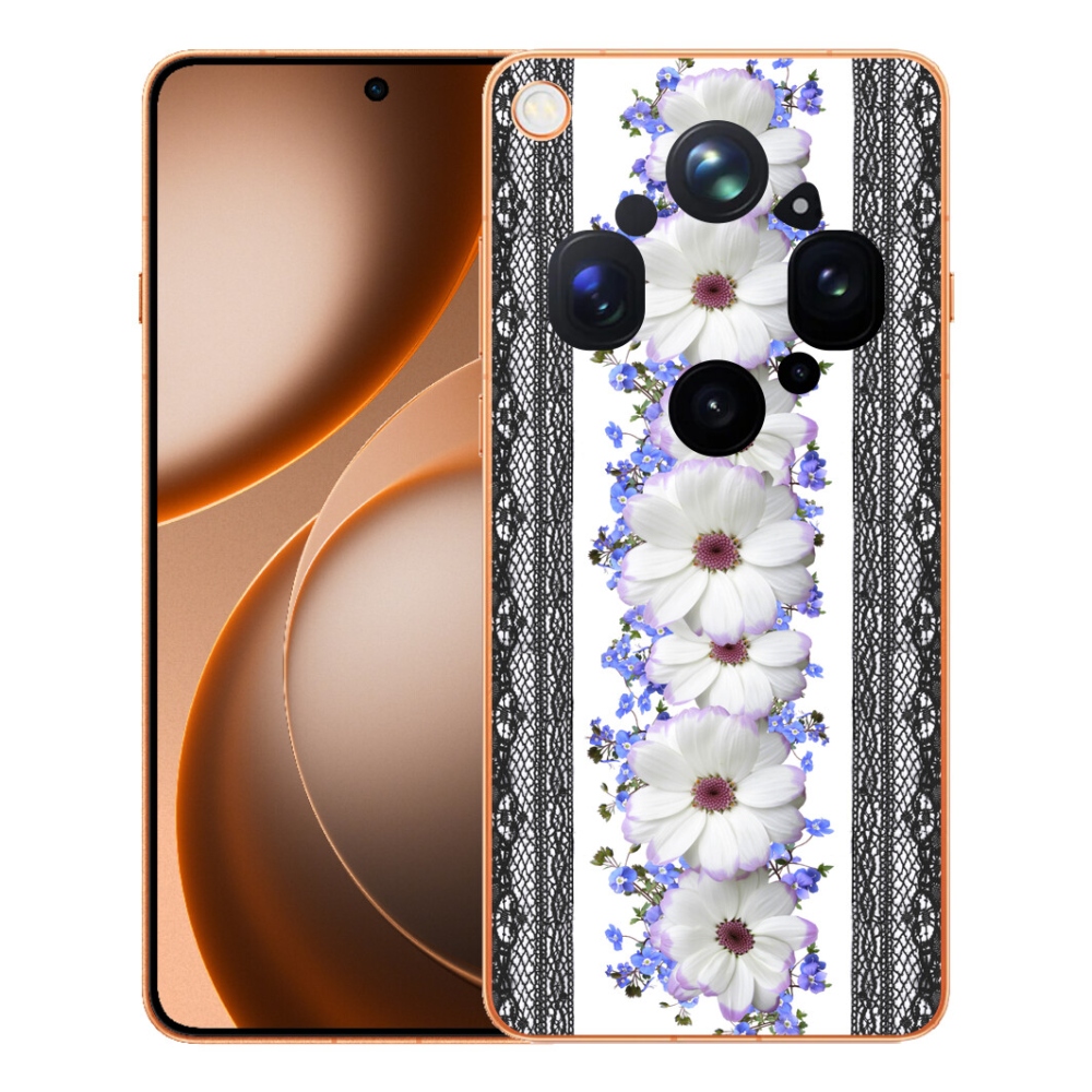 Gélový kryt mmCase na Oppo Find X9 Ultra - kvety 8