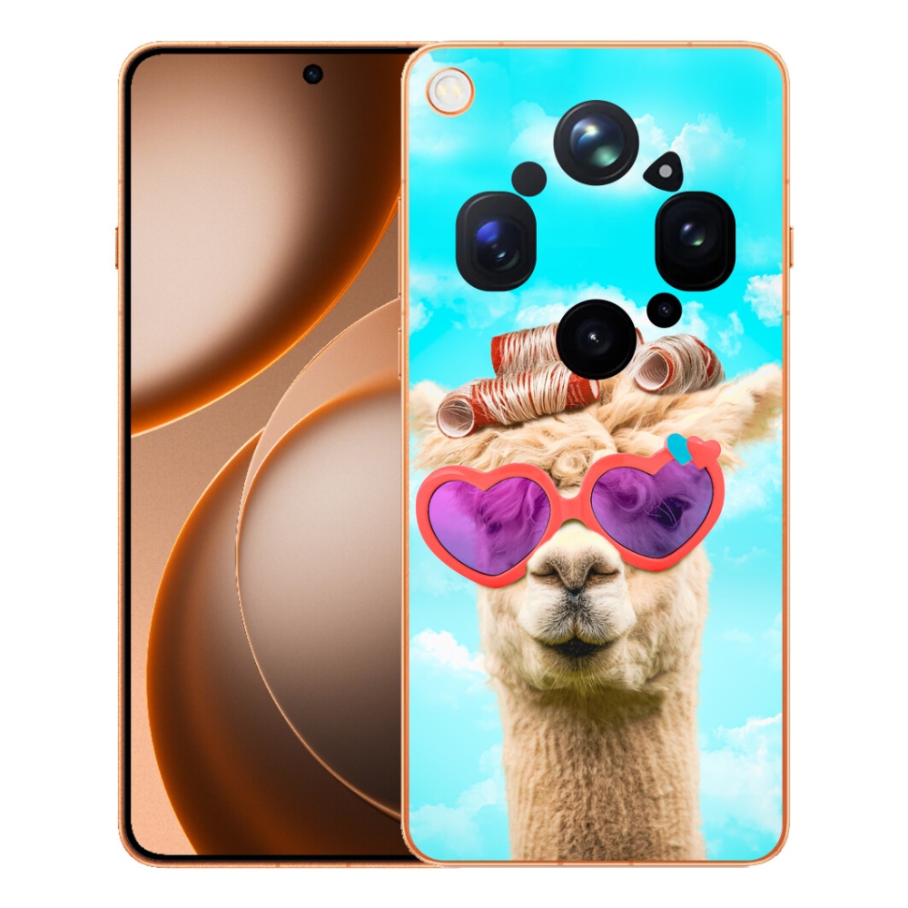 Gélový kryt mmCase na Oppo Find X9 Ultra - lama s okuliarmi