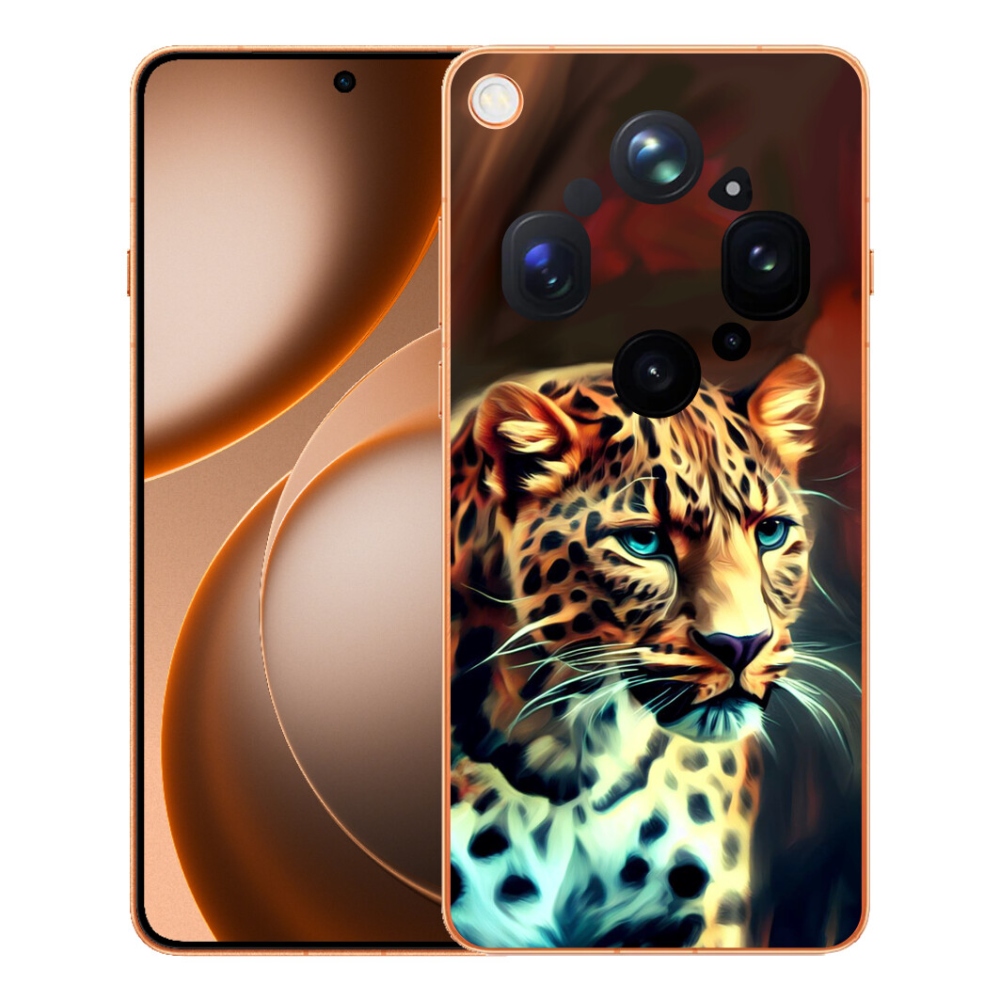 Gélový kryt mmCase na Oppo Find X9 Ultra - leopard