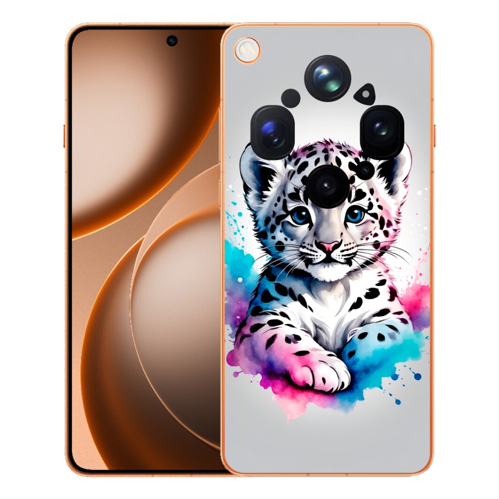 Gélový kryt mmCase na Oppo Find X9 Ultra - leopardej mláďa