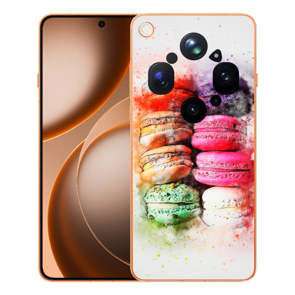 Gélový kryt mmCase na Oppo Find X9 Ultra - makrónky