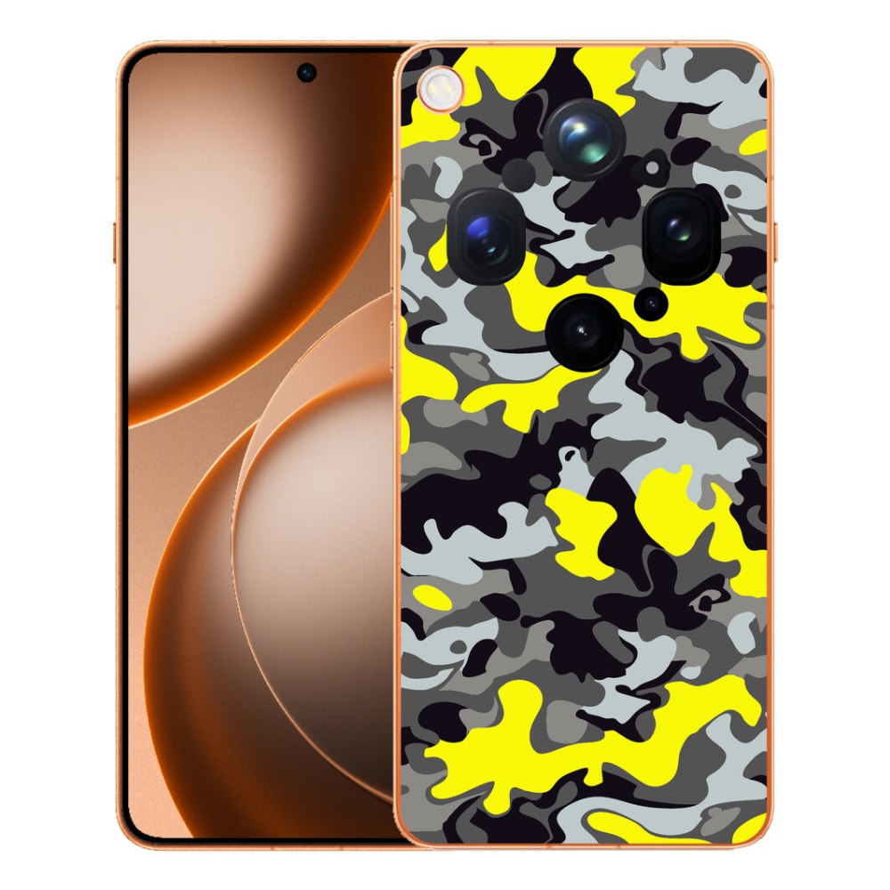 Gélový kryt mmCase na Oppo Find X9 Ultra - maskáčový vzor 6