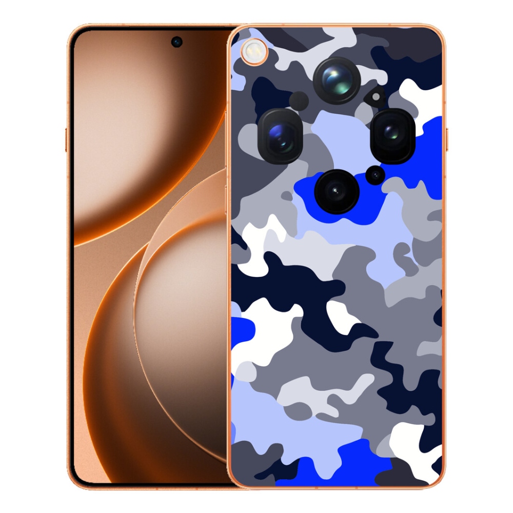 Gélový kryt mmCase na Oppo Find X9 Ultra - maskáčový vzor 8