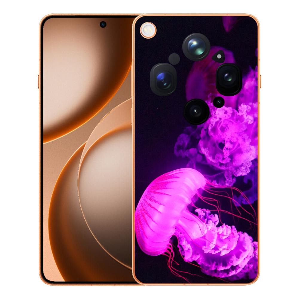 Gélový kryt mmCase na Oppo Find X9 Ultra - medúza 1