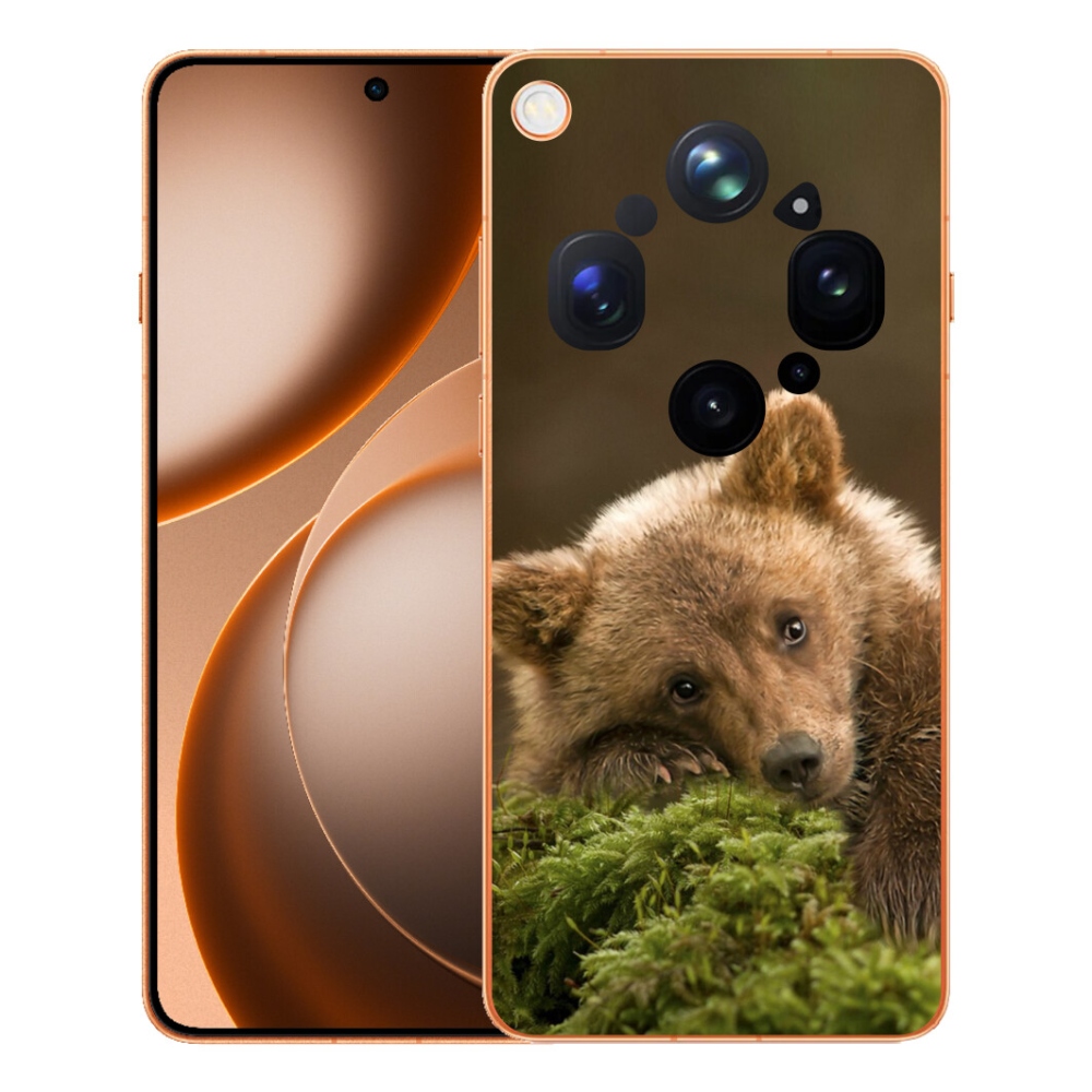 Gélový kryt mmCase na Oppo Find X9 Ultra - medveď