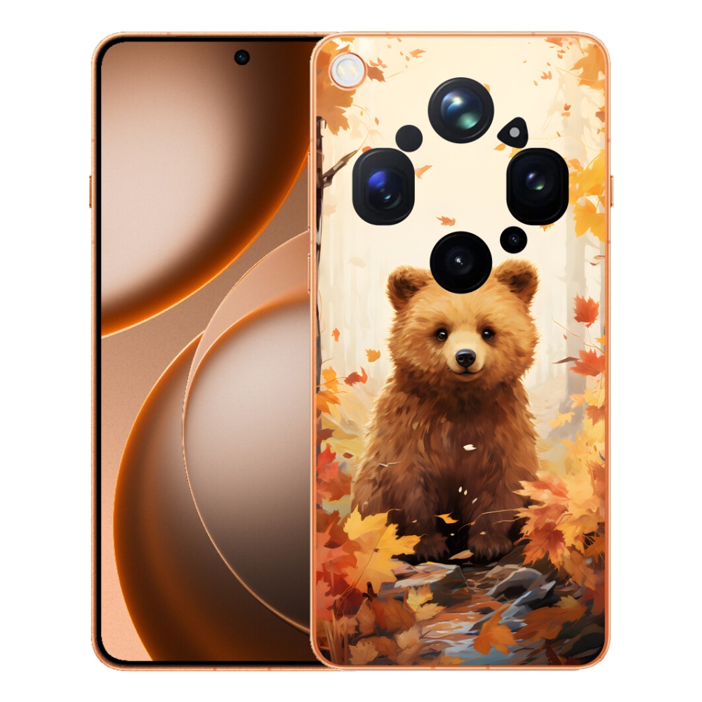 Gélový kryt mmCase na Oppo Find X9 Ultra - medveď v lese