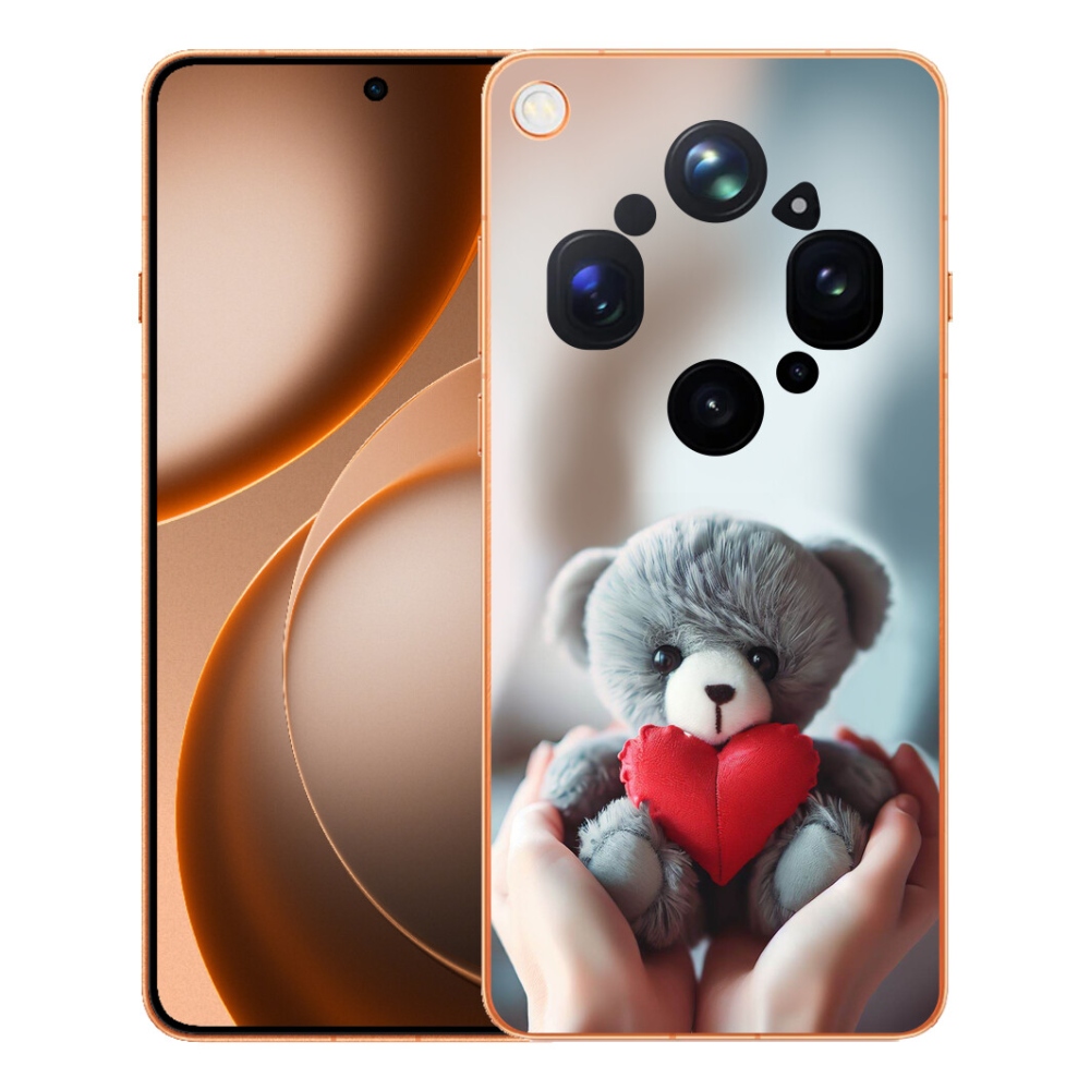 Gélový kryt mmCase na Oppo Find X9 Ultra - medvedík pre zamilovaných
