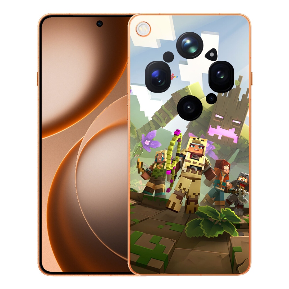 Gélový kryt mmCase na Oppo Find X9 Ultra - minecraft 1