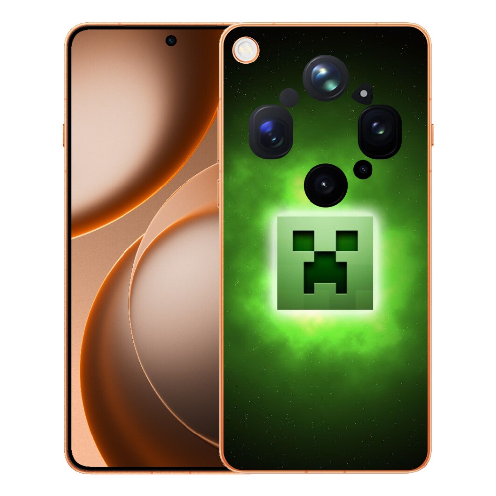 Gélový kryt mmCase na Oppo Find X9 Ultra - minecraft