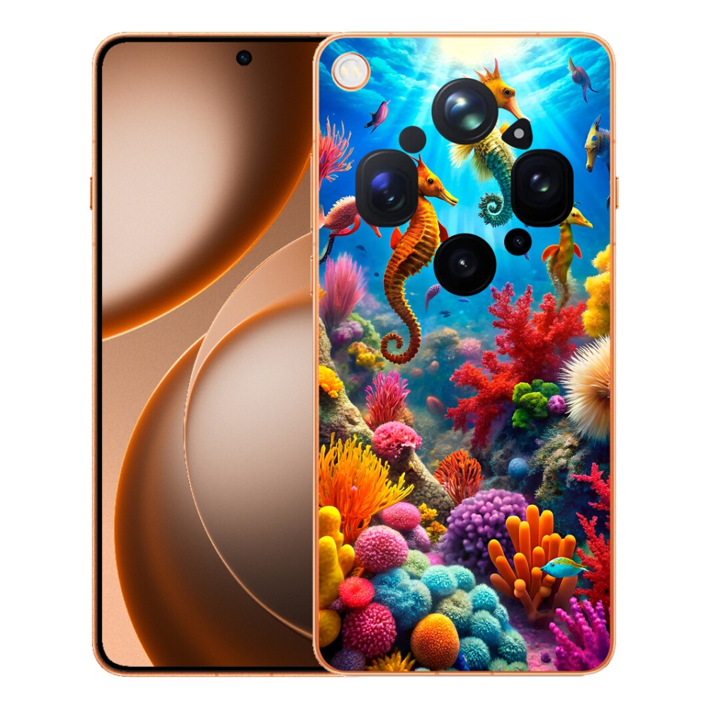 Gélový kryt mmCase na Oppo Find X9 Ultra - morský svet 3