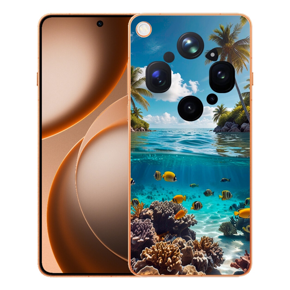 Gélový kryt mmCase na Oppo Find X9 Ultra - morský svet 4