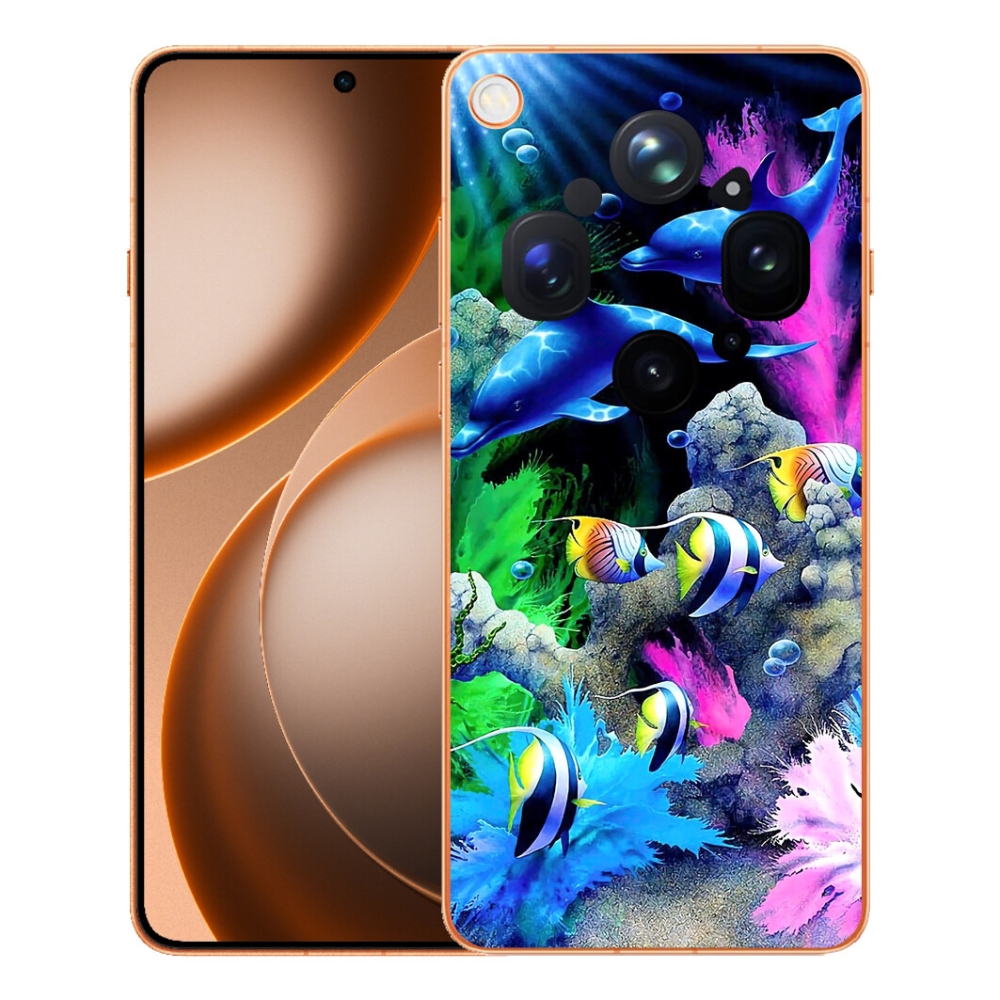 Gélový kryt mmCase na Oppo Find X9 Ultra - morský svet