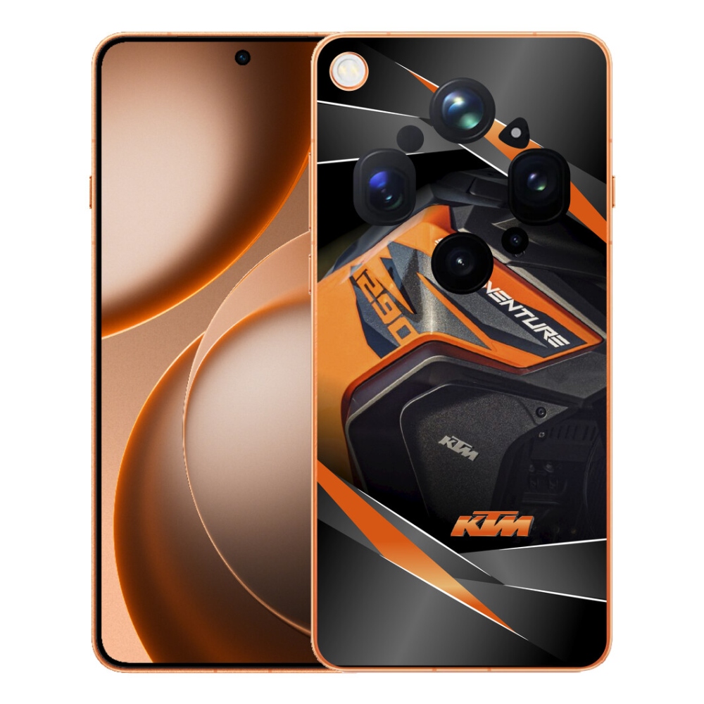 Gélový kryt mmCase na Oppo Find X9 Ultra - motorka ktm
