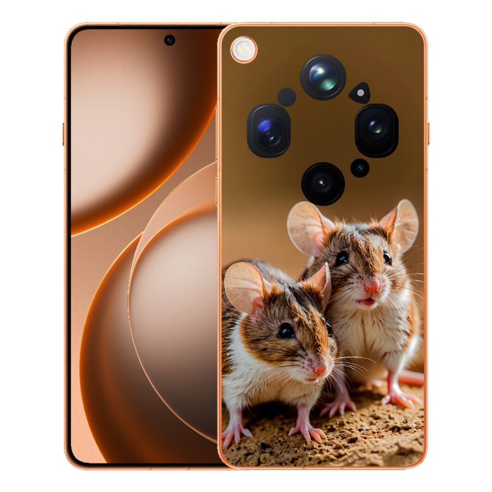 Gélový kryt mmCase na Oppo Find X9 Ultra - myší duo