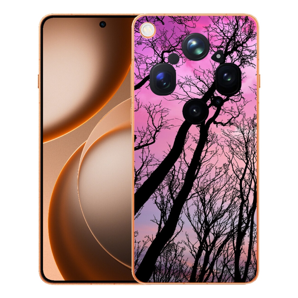Gélový kryt mmCase na Oppo Find X9 Ultra - opadané stromy