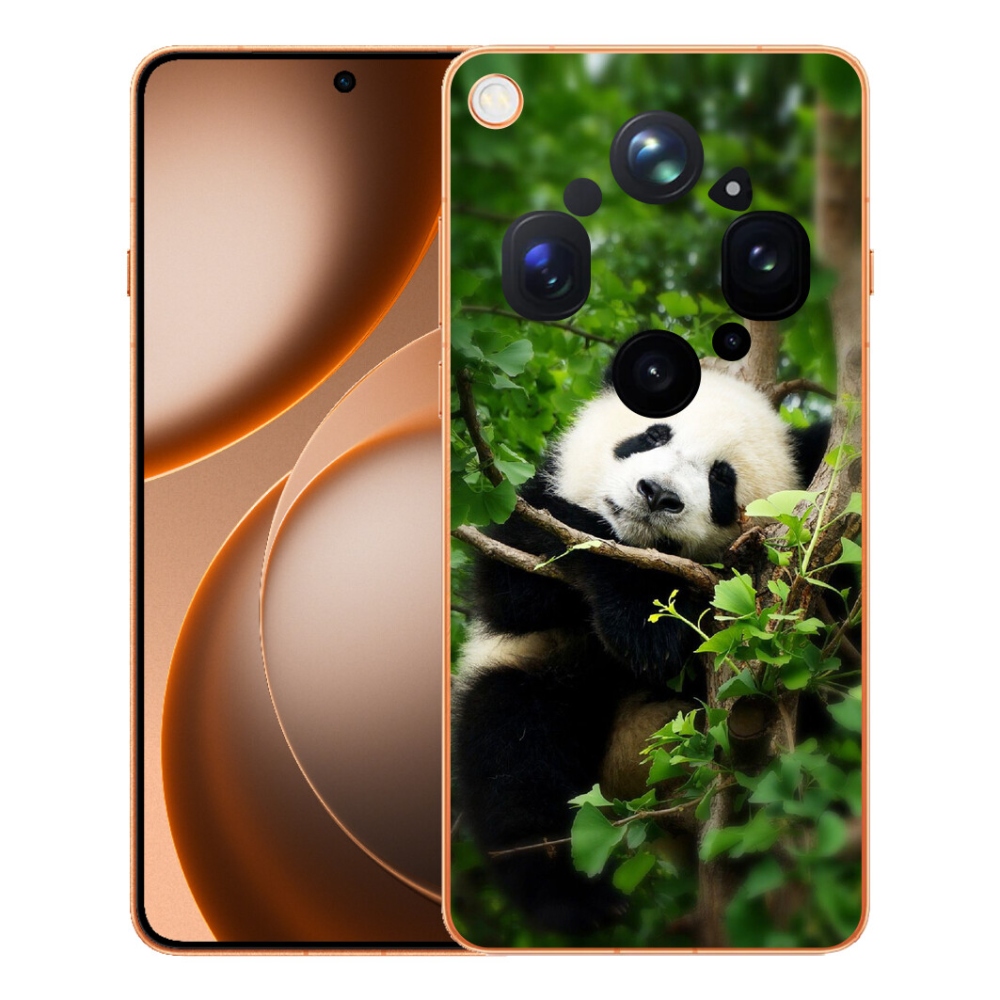 Gélový kryt mmCase na Oppo Find X9 Ultra - panda