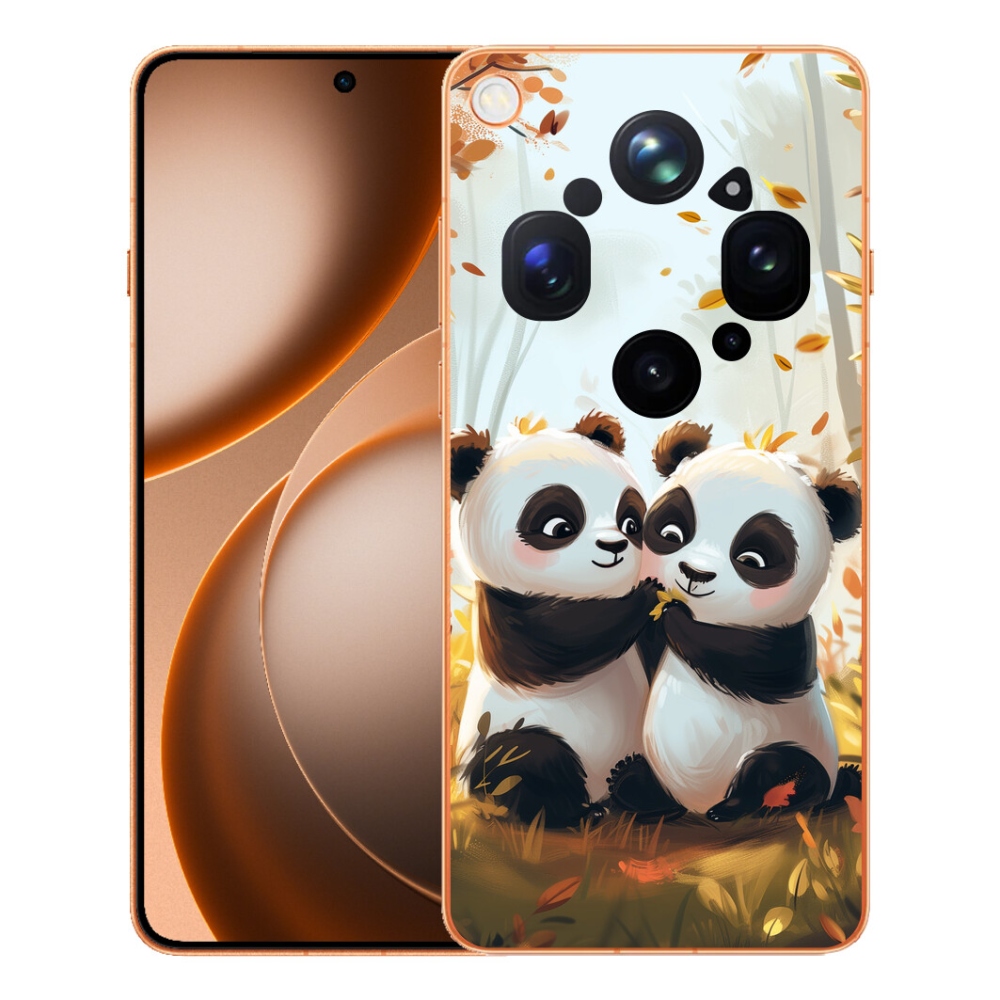 Gélový kryt mmCase na Oppo Find X9 Ultra - pandy