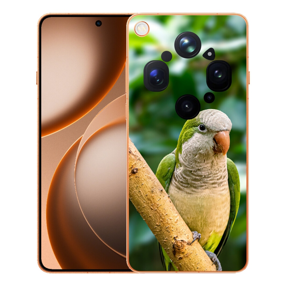 Gélový kryt mmCase na Oppo Find X9 Ultra - papagáj mníšok