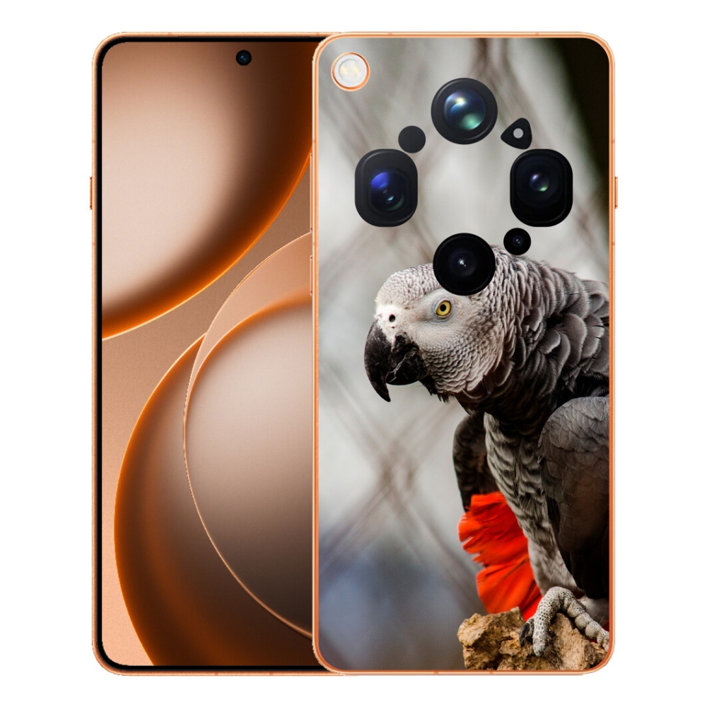 Gélový kryt mmCase na Oppo Find X9 Ultra - papagáj žako 3