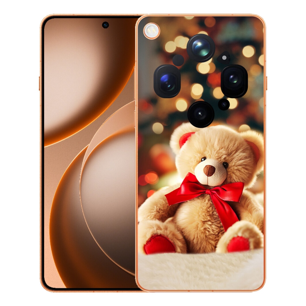 Gélový kryt mmCase na Oppo Find X9 Ultra - plyšový medvedík