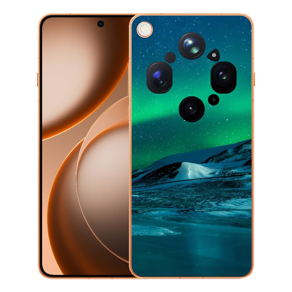 Gélový kryt mmCase na Oppo Find X9 Ultra - polárna žiara