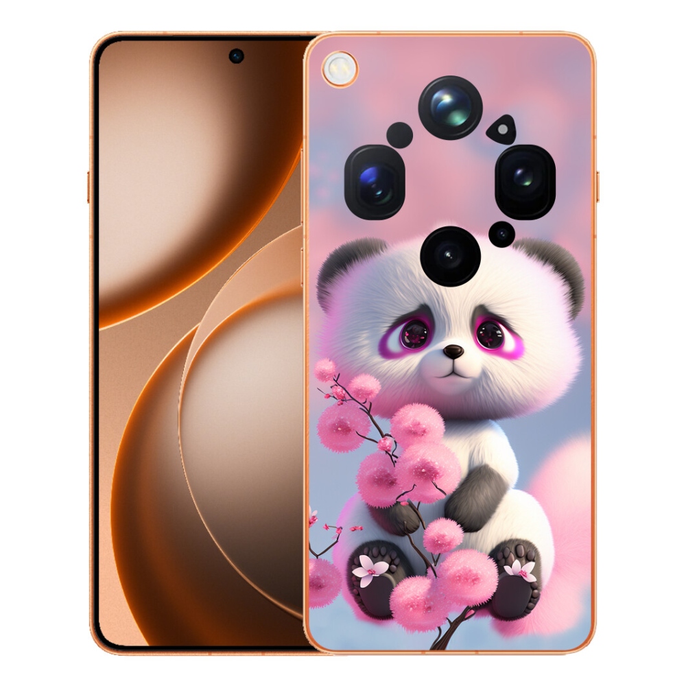 Gélový kryt mmCase na Oppo Find X9 Ultra - roztomilá panda 1