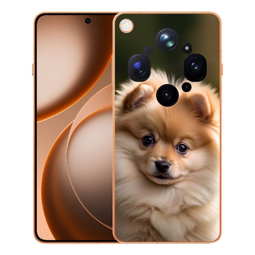 Gélový kryt mmCase na Oppo Find X9 Ultra - roztomilý pomeranian 2