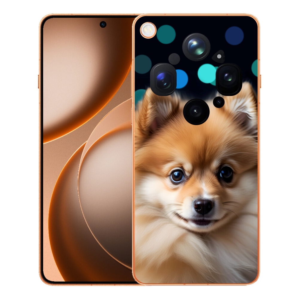 Gélový kryt mmCase na Oppo Find X9 Ultra - roztomilý pomeranian