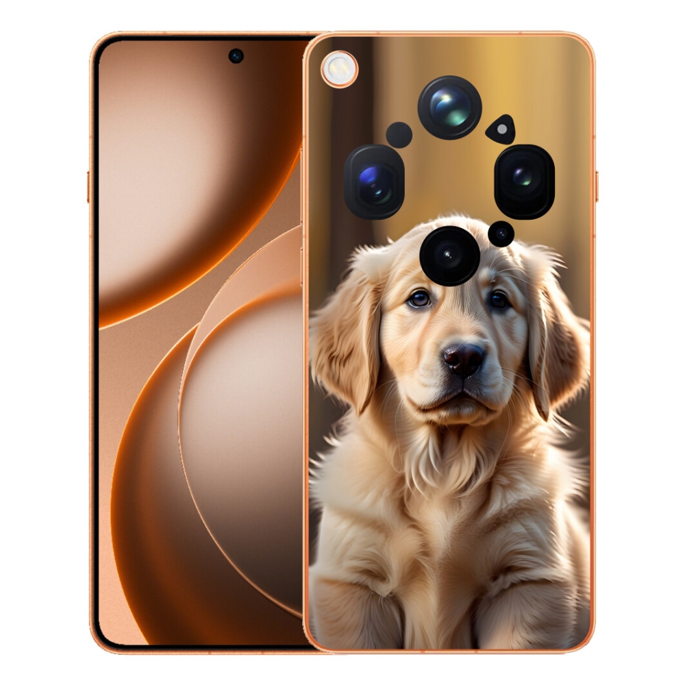 Gélový kryt mmCase na Oppo Find X9 Ultra - roztomilý zlatý retriever