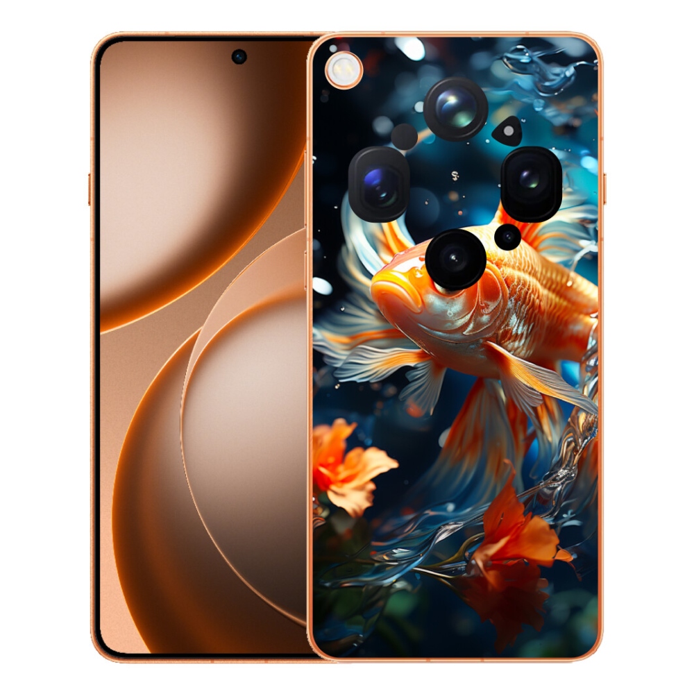 Gélový kryt mmCase na Oppo Find X9 Ultra - rybka