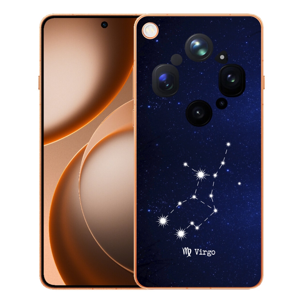 Gélový kryt mmCase na Oppo Find X9 Ultra - súhvezdie Panny