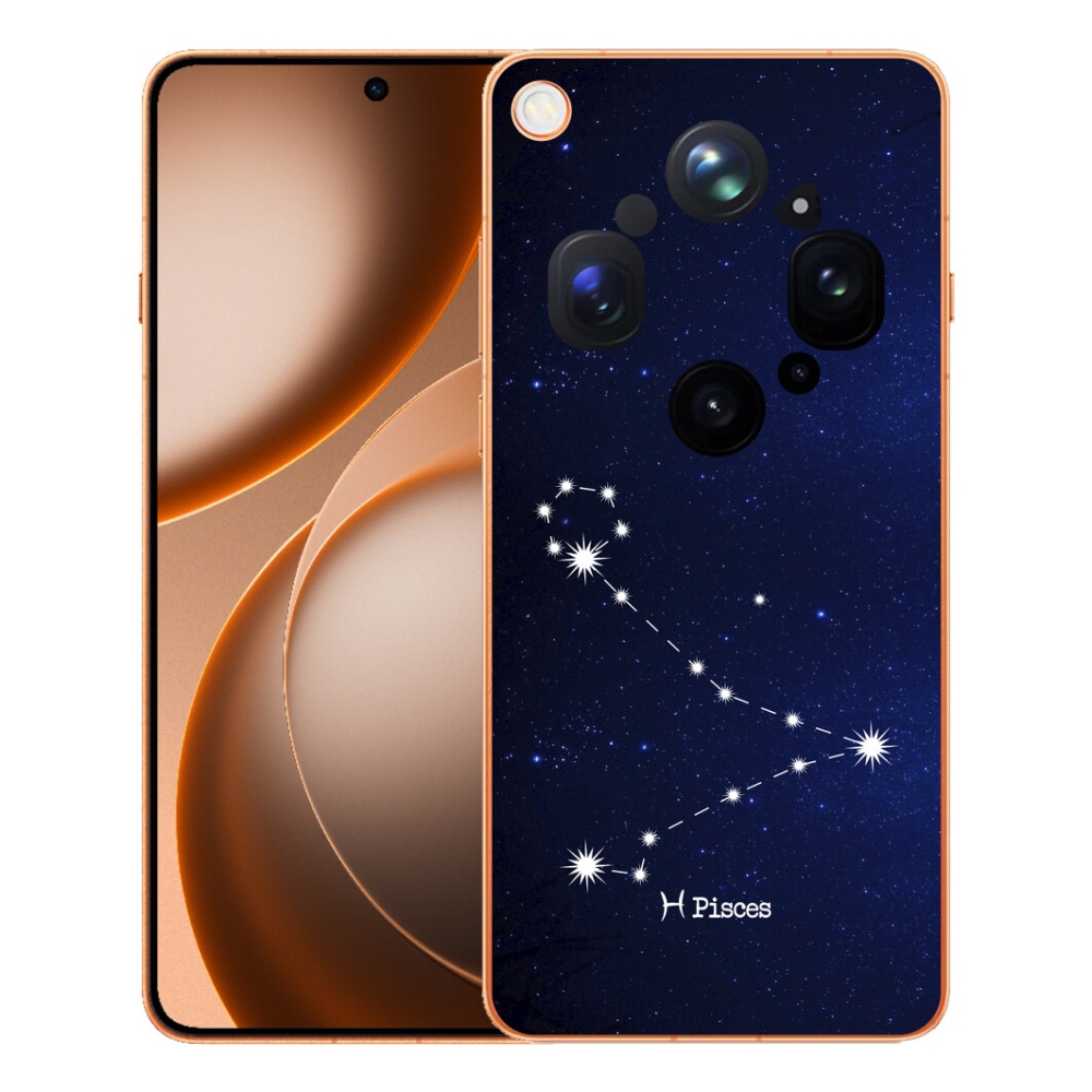 Gélový kryt mmCase na Oppo Find X9 Ultra - súhvezdie Ryby