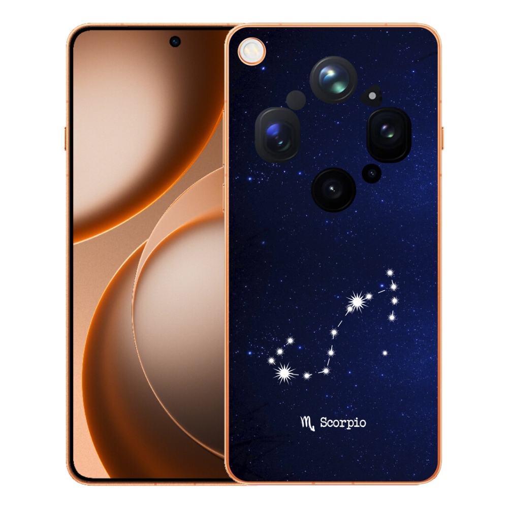Gélový kryt mmCase na Oppo Find X9 Ultra - súhvezdie Škorpióna