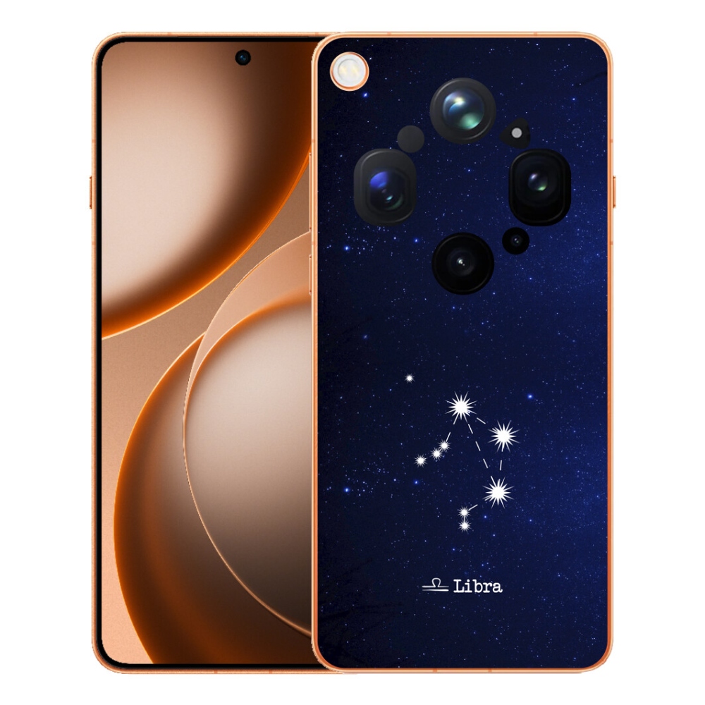 Gélový kryt mmCase na Oppo Find X9 Ultra - súhvezdie Váhy