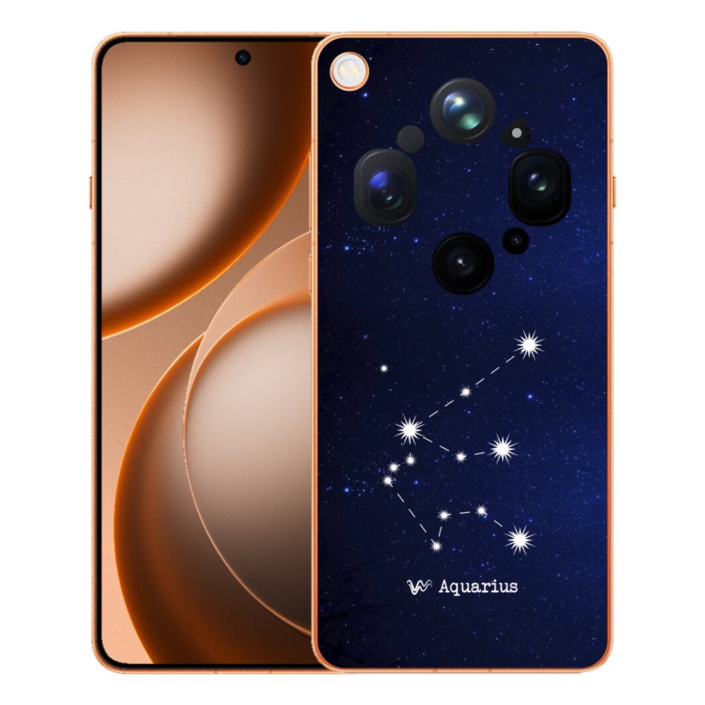 Gélový kryt mmCase na Oppo Find X9 Ultra - súhvezdie Vodnára