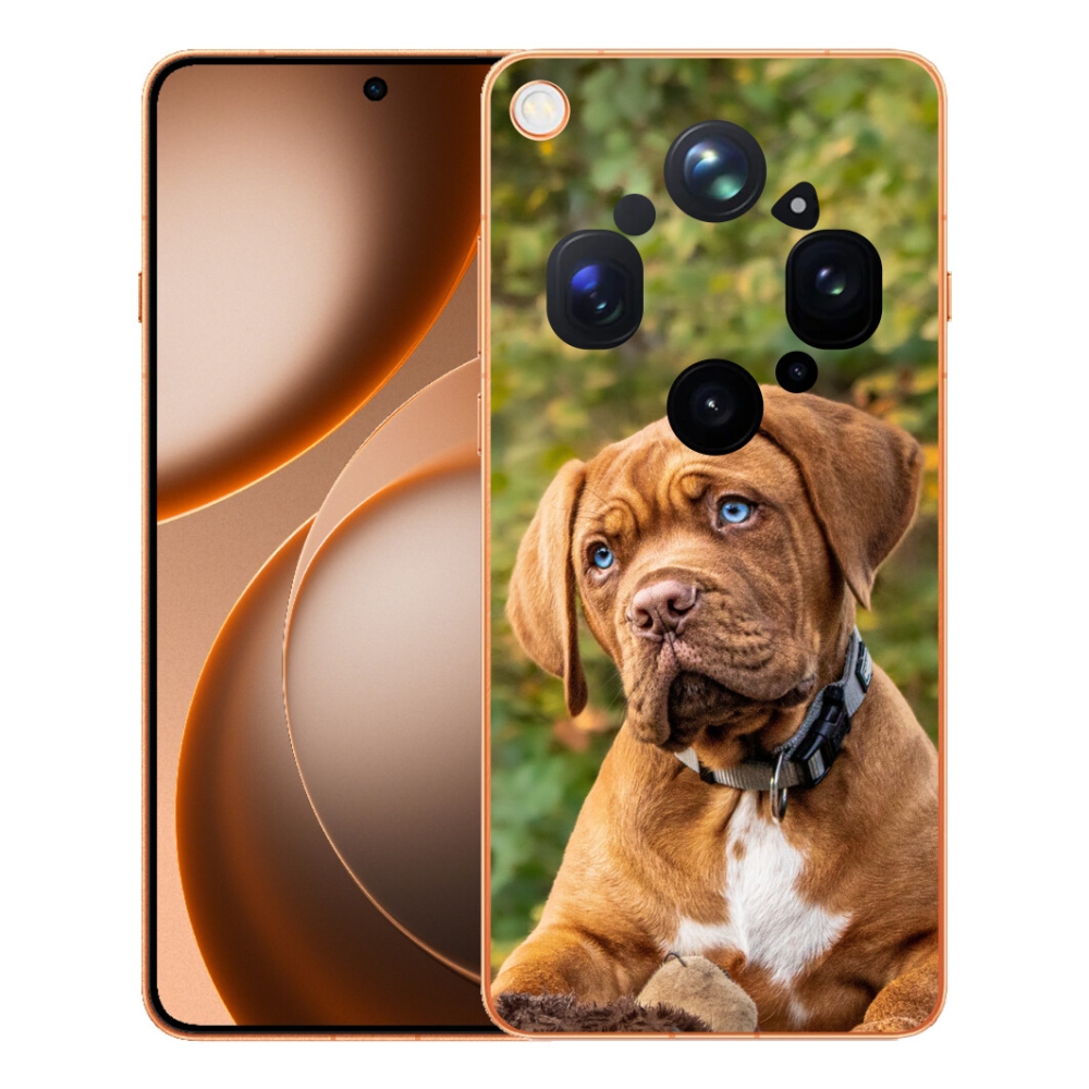 Gélový kryt mmCase na Oppo Find X9 Ultra - šteňa