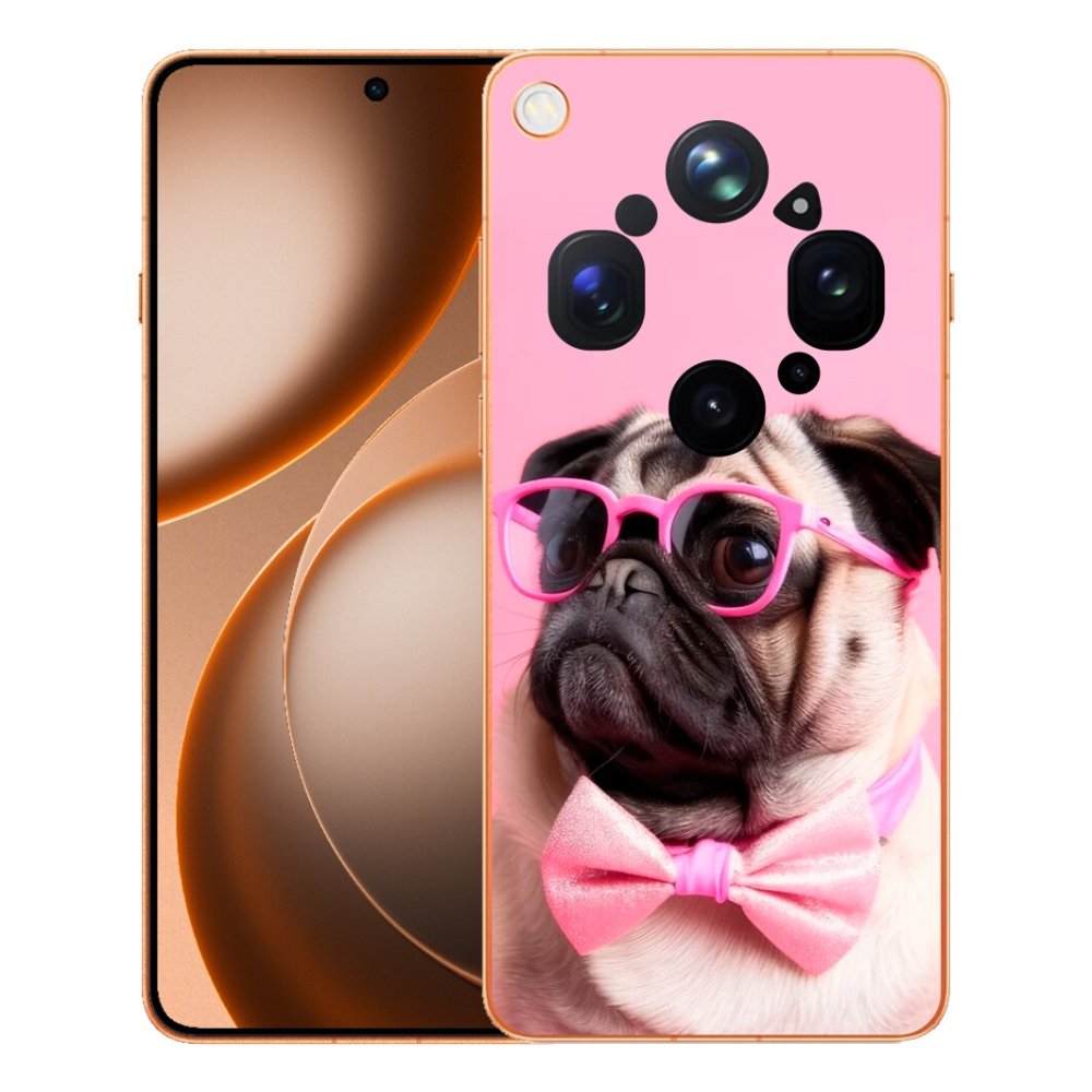 Gélový kryt mmCase na Oppo Find X9 Ultra - štýlový mops